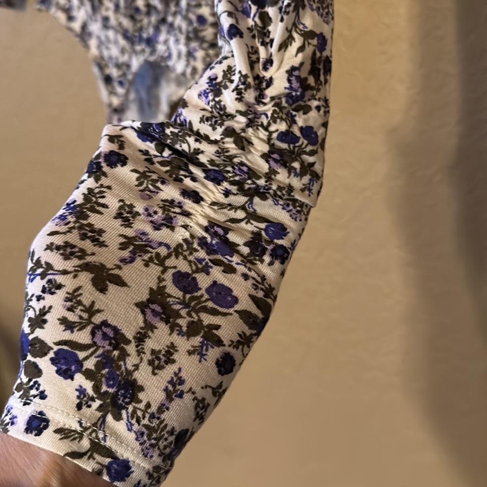NWT Free People Kaya Floral Bodysuit - Picture 7 of 8